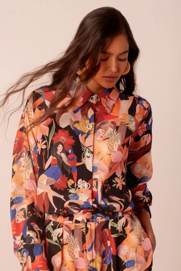 Camisa Estampa Latinas