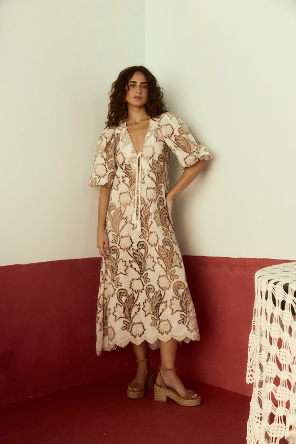 Vestido Richelieu Rosário