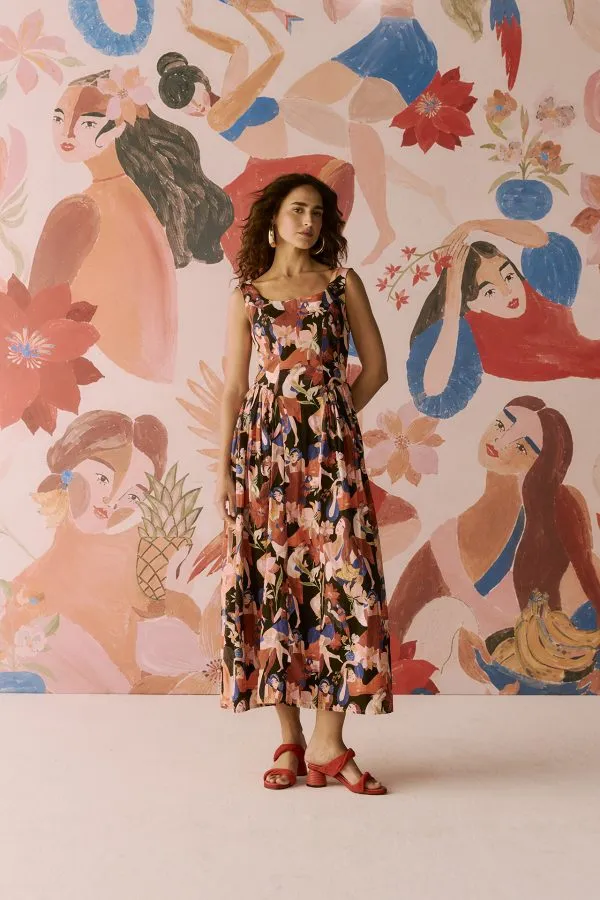 Vestido Estampa Latinas